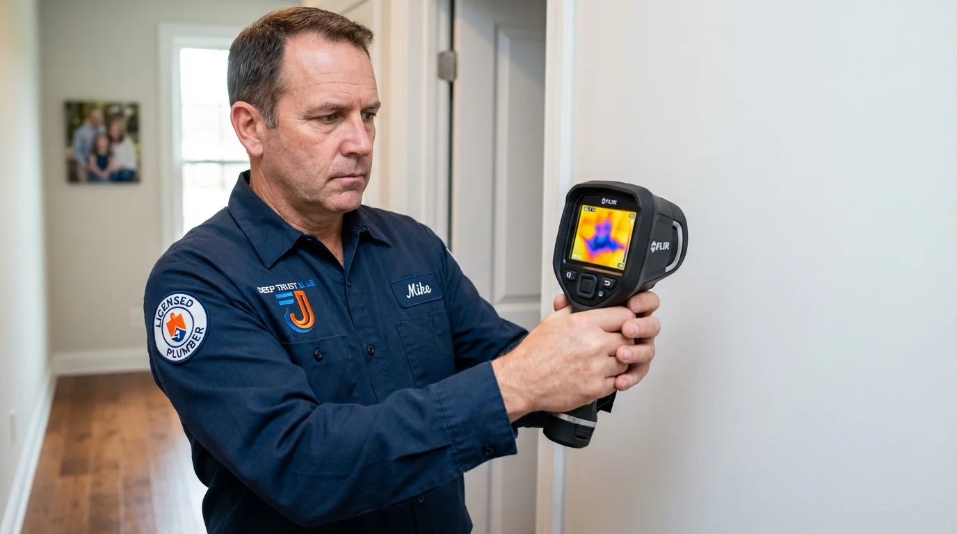 Thermal imaging leak detection by Johns Plumbing LLC in Kadoka